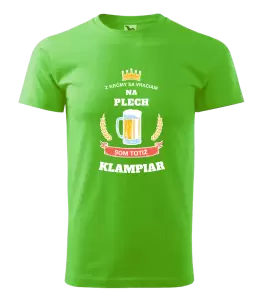 Pánske tričko Z krčmy sa vraciam - Klampiar