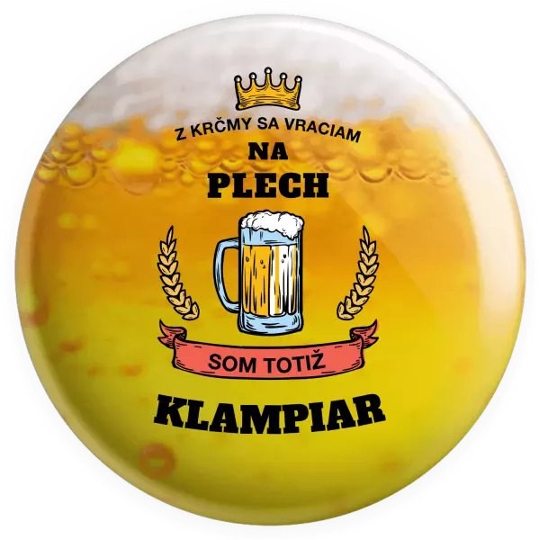 Placka Z krčmy sa vraciam - Klampiar