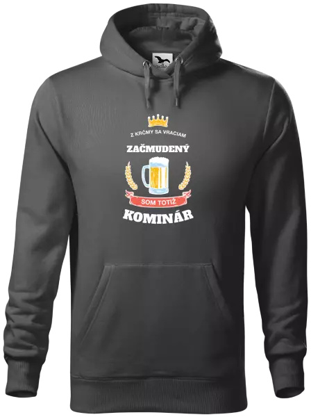 Pánska mikina Z krčmy sa vraciam - Kominár