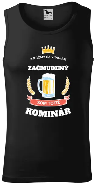 Pánske tielko Z krčmy sa vraciam - Kominár