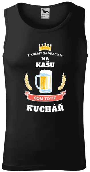 Pánske tielko Z krčmy sa vraciam - Kuchár