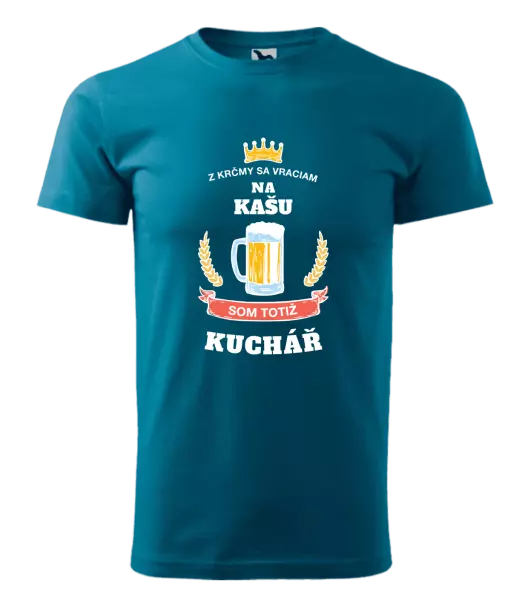 Pánske tričko Z krčmy sa vraciam - Kuchár