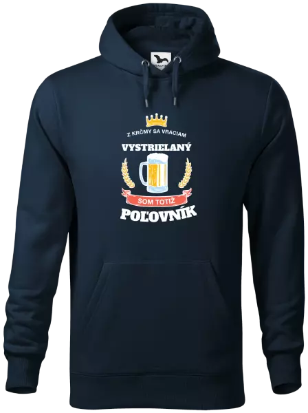 Pánska mikina Z krčmy sa vraciam - Poľovník