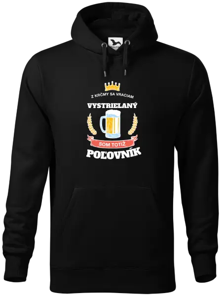 Pánska mikina Z krčmy sa vraciam - Poľovník