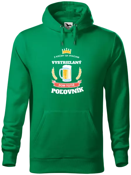 Pánska mikina Z krčmy sa vraciam - Poľovník