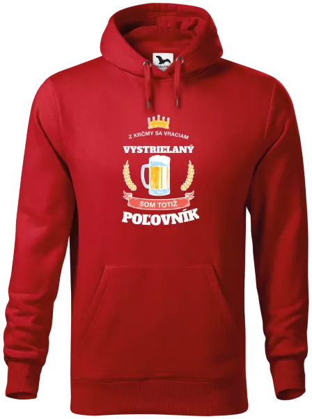 Pánska mikina Z krčmy sa vraciam - Poľovník