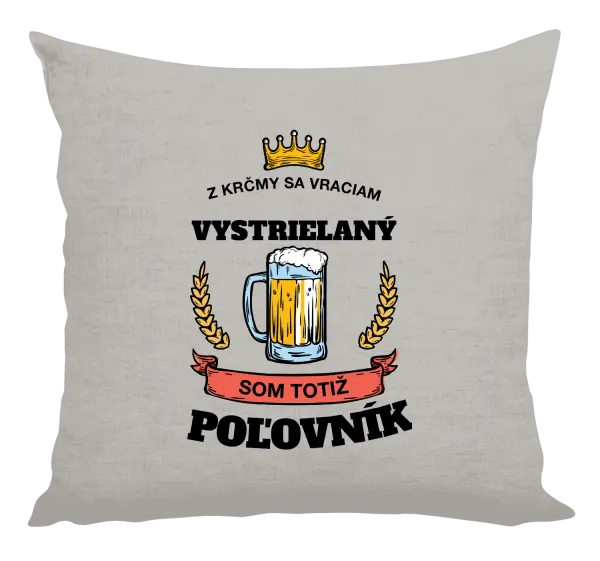 Vankúš Z krčmy sa vraciam - Poľovník