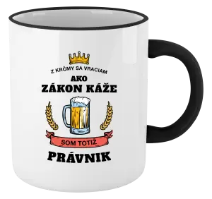 Hrnček Z krčmy sa vraciam - Právnik