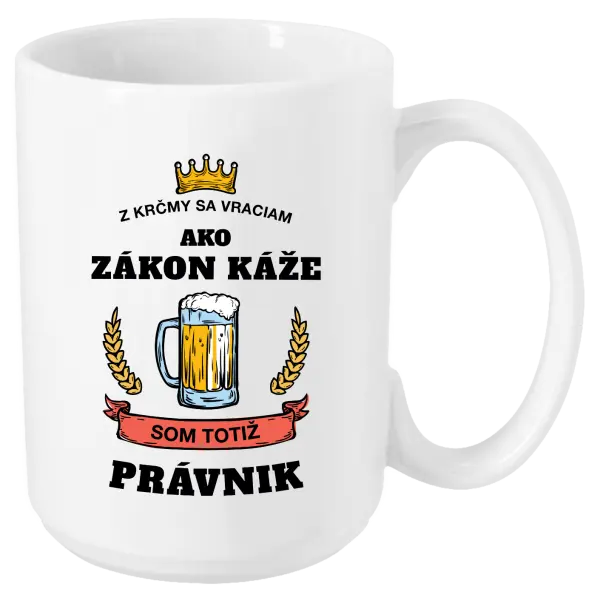 Hrnček Z krčmy sa vraciam - Právnik