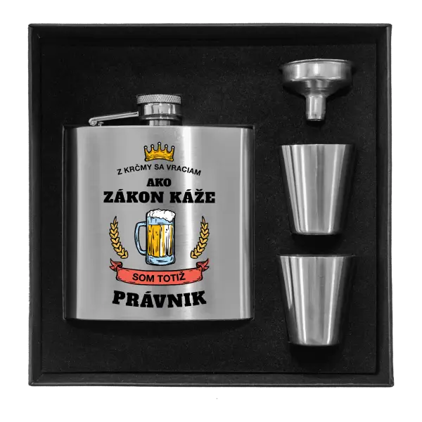 Ploskačka v krabičke Z krčmy sa vraciam - Právnik