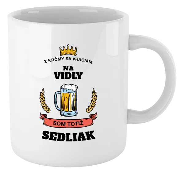 Hrnček Z krčmy sa vraciam - Sedliak