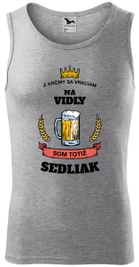 Pánske tielko Z krčmy sa vraciam - Sedliak