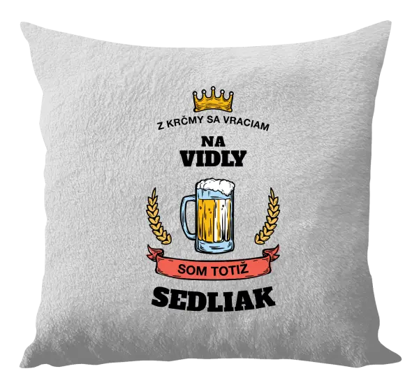 Vankúš Z krčmy sa vraciam - Sedliak