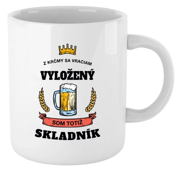 Hrnček Z krčmy sa vraciam - Skladník