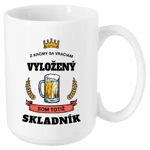 Hrnček Z krčmy sa vraciam - Skladník