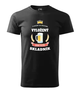 Pánske tričko Z krčmy sa vraciam - Skladník