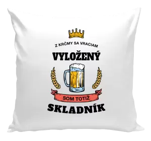 Vankúš Z krčmy sa vraciam - Skladník