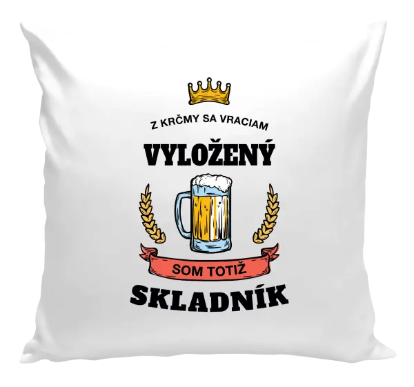 Vankúš Z krčmy sa vraciam - Skladník