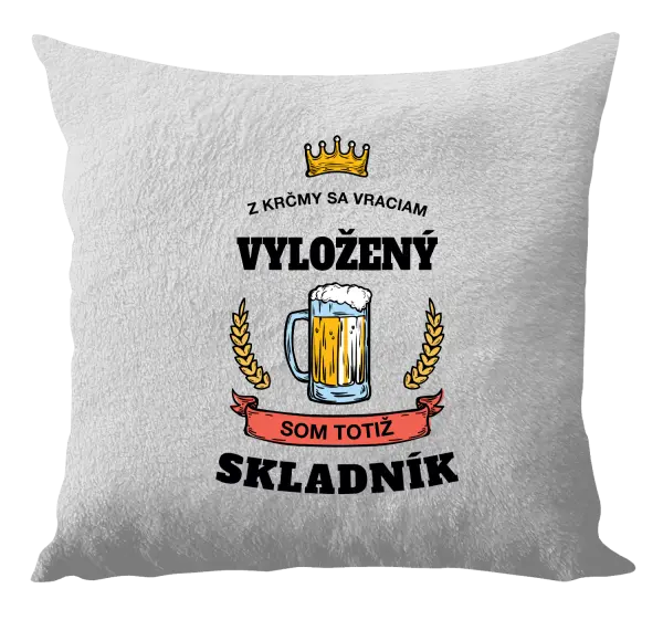 Vankúš Z krčmy sa vraciam - Skladník