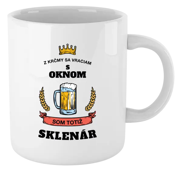 Hrnček Z krčmy sa vraciam - Sklenár