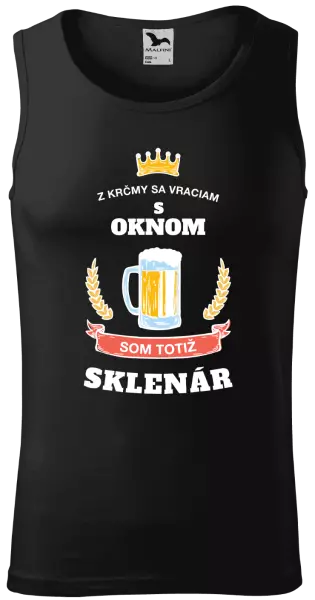 Pánske tielko Z krčmy sa vraciam - Sklenár