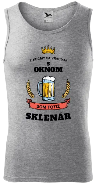 Pánske tielko Z krčmy sa vraciam - Sklenár