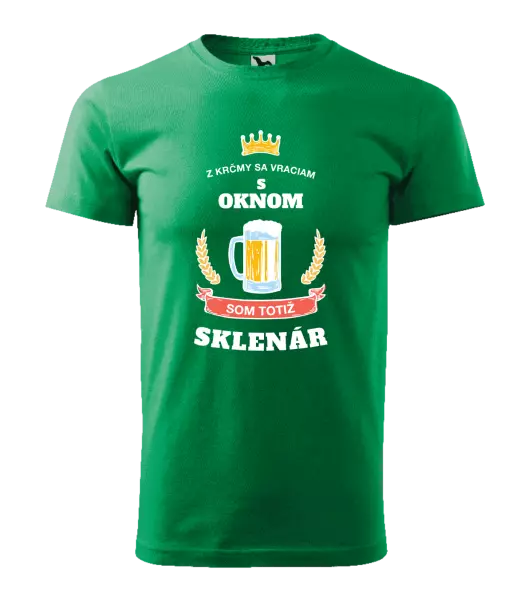 Pánske tričko Z krčmy sa vraciam - Sklenár