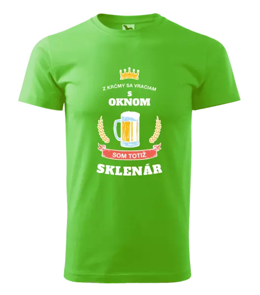 Pánske tričko Z krčmy sa vraciam - Sklenár