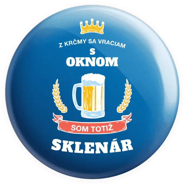 Placka Z krčmy sa vraciam - Sklenár