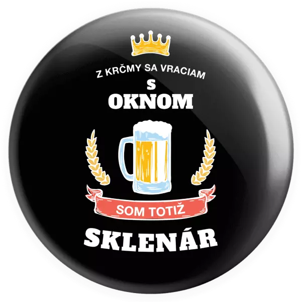 Placka Z krčmy sa vraciam - Sklenár