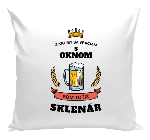 Vankúš Z krčmy sa vraciam - Sklenár