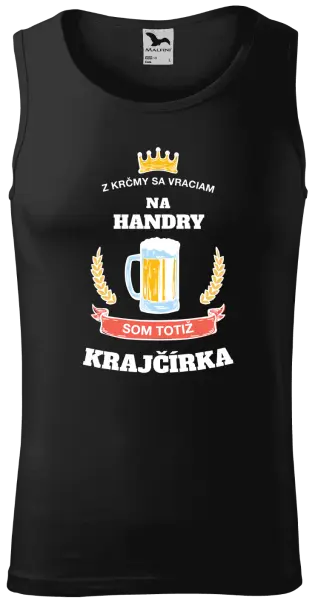 Pánske tielko Z krčmy sa vraciam - Krajčírka