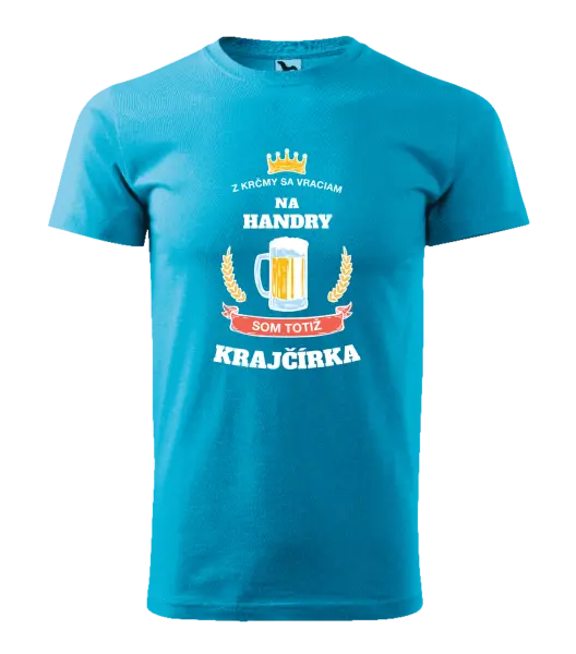 Pánske tričko Z krčmy sa vraciam - Krajčírka