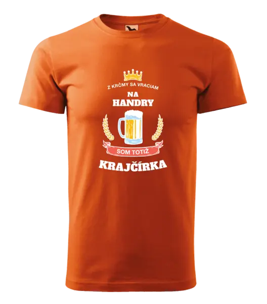 Pánske tričko Z krčmy sa vraciam - Krajčírka