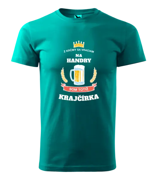 Pánske tričko Z krčmy sa vraciam - Krajčírka