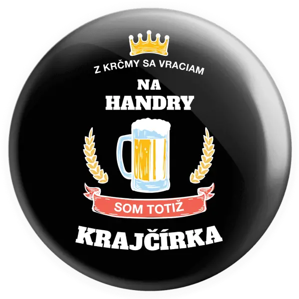 Placka Z krčmy sa vraciam - Krajčírka