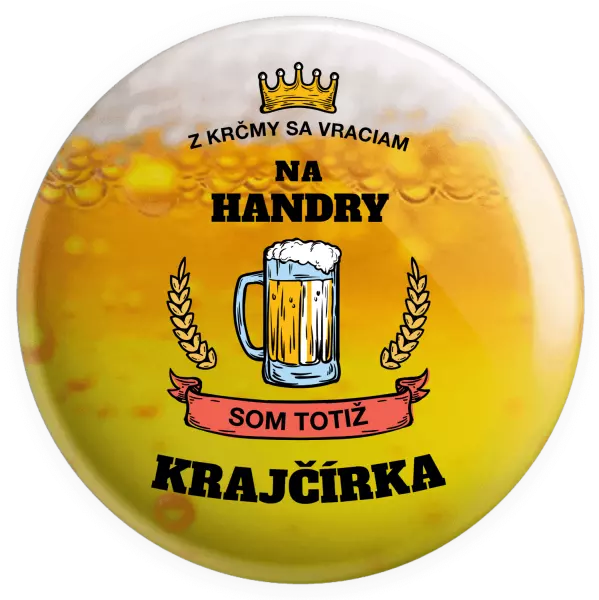 Placka Z krčmy sa vraciam - Krajčírka