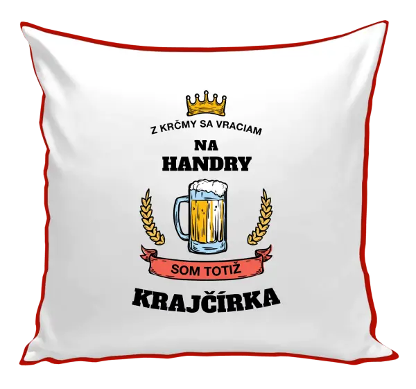 Vankúš Z krčmy sa vraciam - Krajčírka