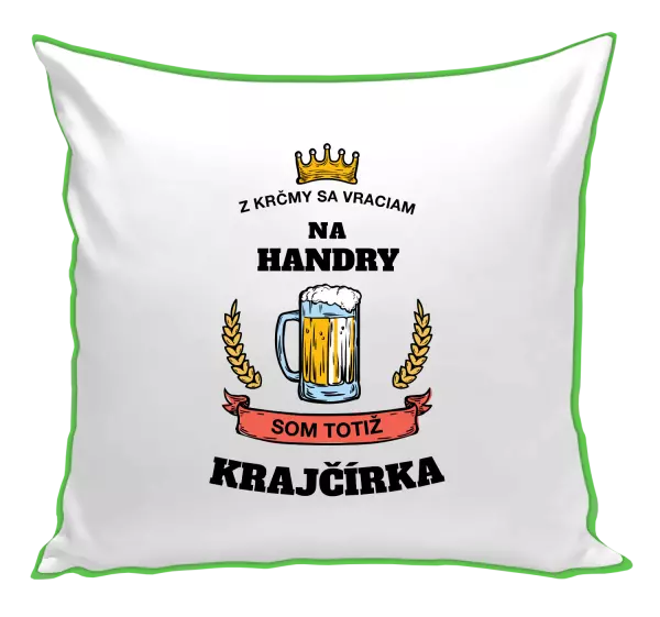 Vankúš Z krčmy sa vraciam - Krajčírka