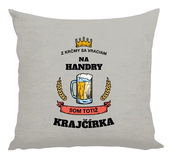 Vankúš Z krčmy sa vraciam - Krajčírka