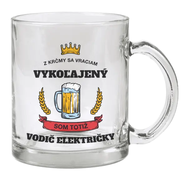 Hrnček Z krčmy sa vraciam - vodič električky