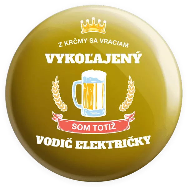 Placka Z krčmy sa vraciam - vodič električky