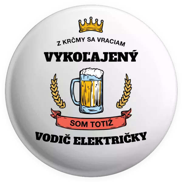 Placka Z krčmy sa vraciam - vodič električky