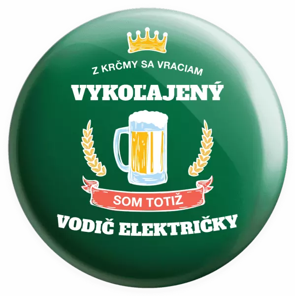 Placka Z krčmy sa vraciam - vodič električky