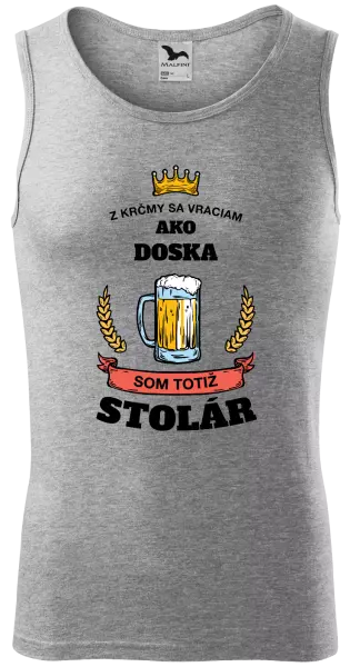 Pánske tielko Z krčmy sa vraciam  - Stolár
