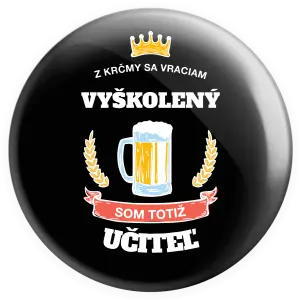 Placka Z krčmy sa vraciam - Učiteľ