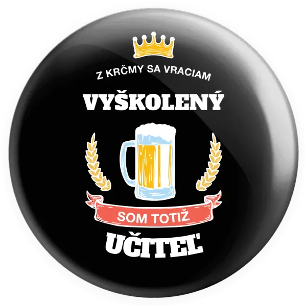 Placka Z krčmy sa vraciam - Učiteľ