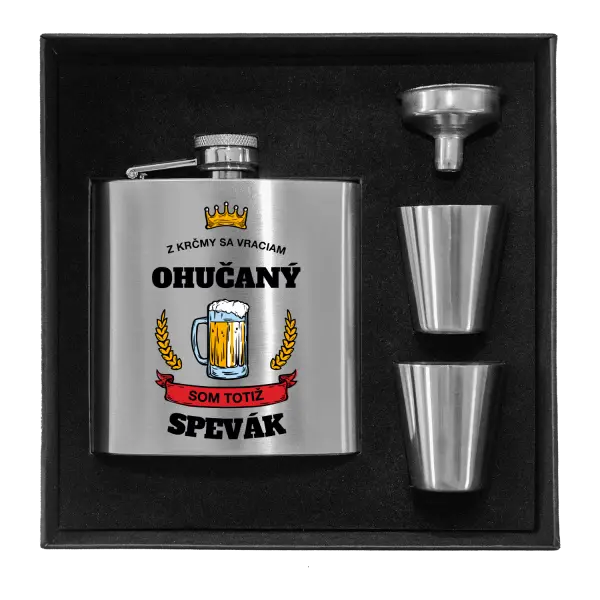 Ploskačka v krabičke Z krčmy sa vraciam ohučaný - Spevák