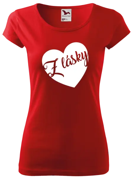 Dámske tričko Z lásky