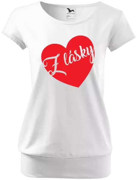 Dámske tričko Z lásky